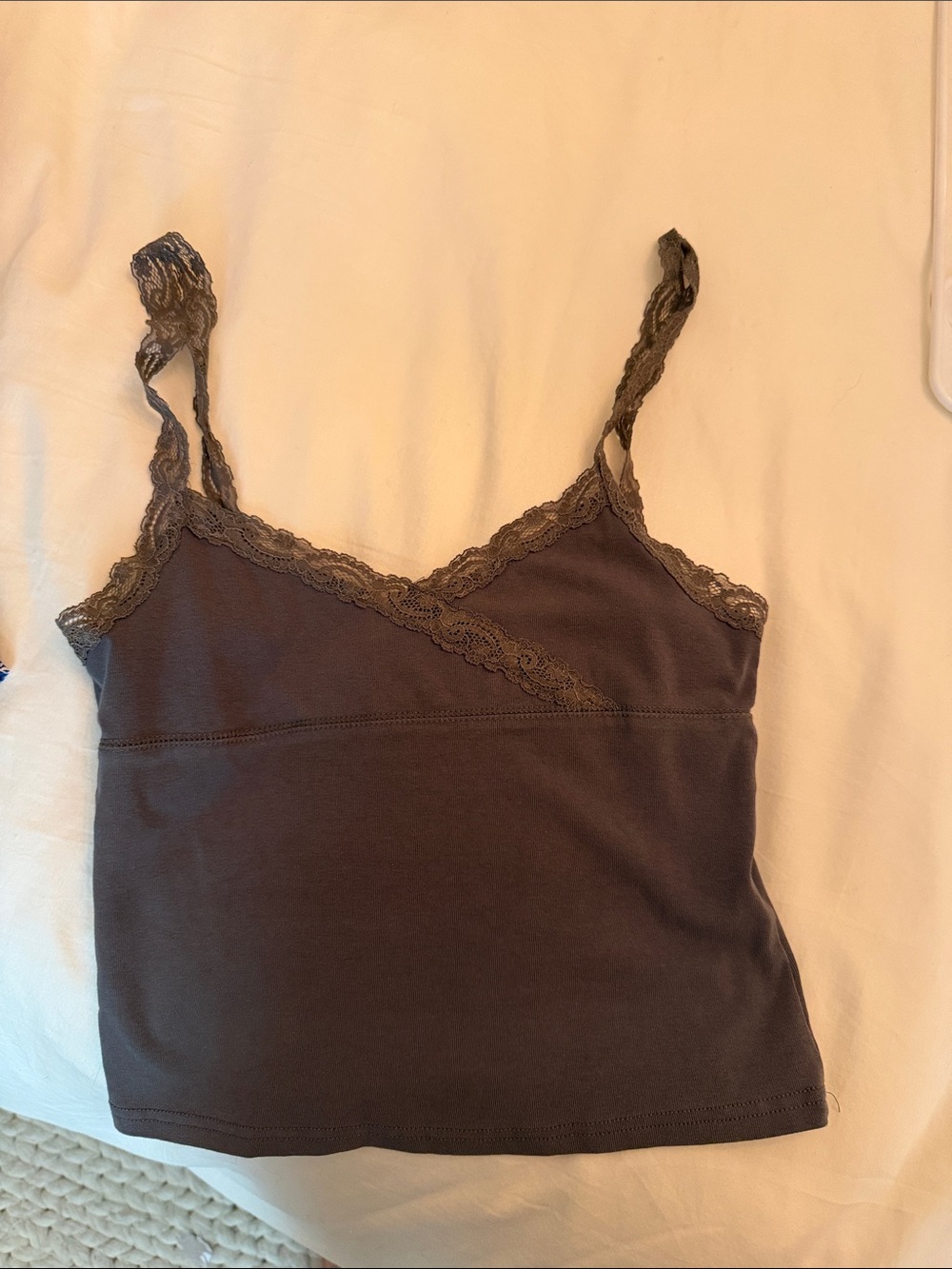 Edikted Charcoal Lace-Trim Camisole